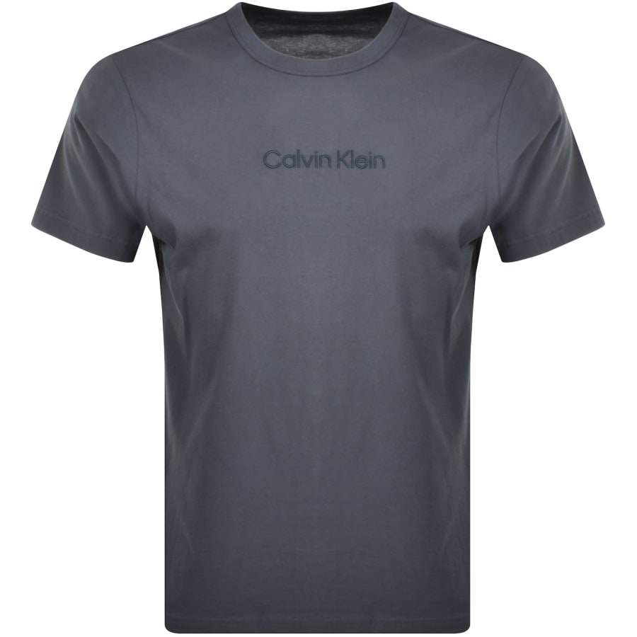Calvin Klein Lounge Logo T Shirt Blue